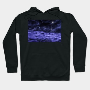 Meteorites in space nebula Hoodie